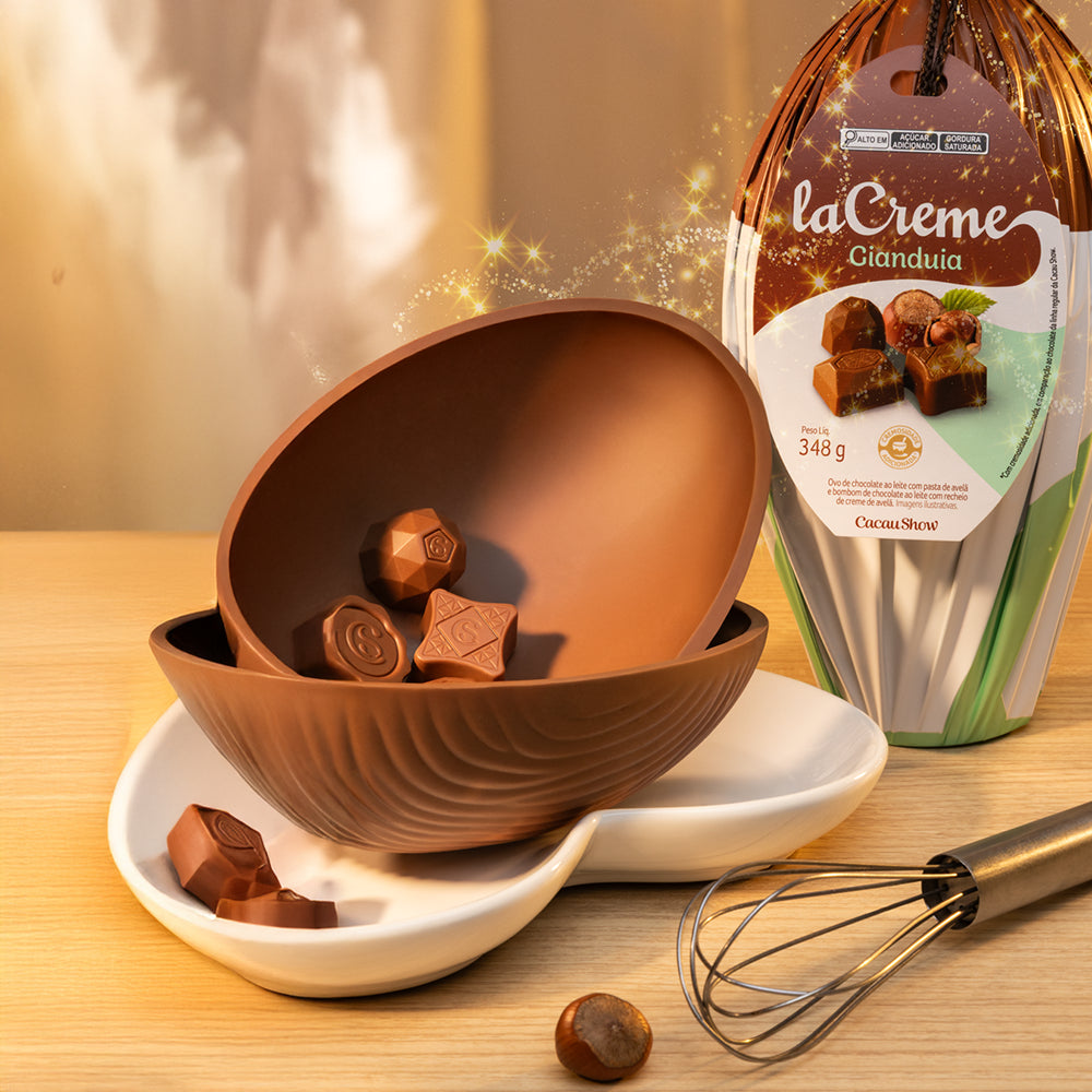 Ovo de Páscoa laCreme Gianduia 348g